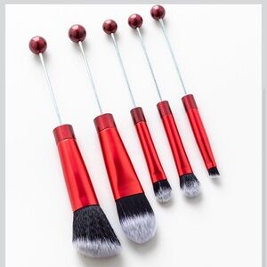 Beaded makeup brushes..